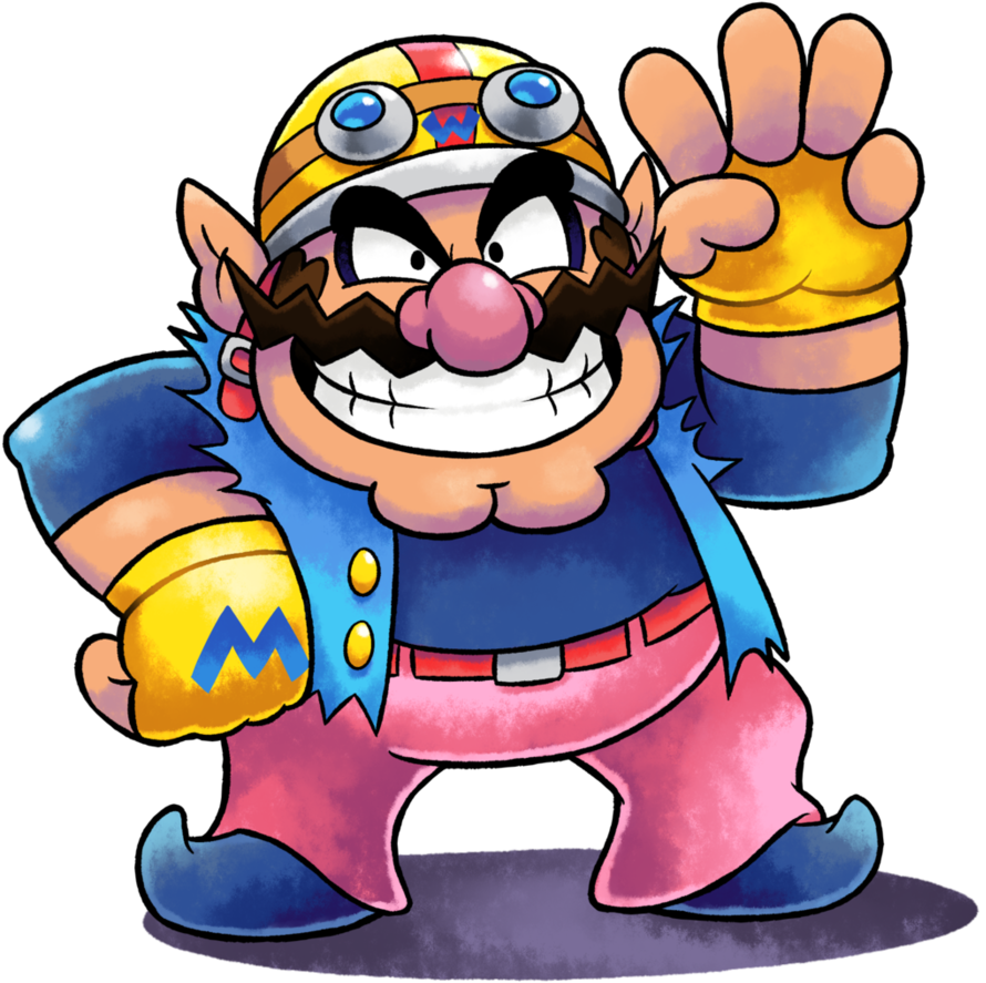 I've Legit Been Thinking About Improving Wario's Design - Mario And Luigi Wario (894x894)