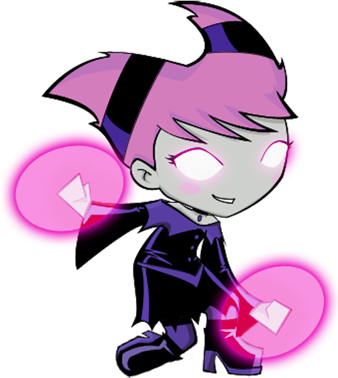 Jinx By Monkey Of The Dark - Chibi Jinx Teen Titans (476x543)