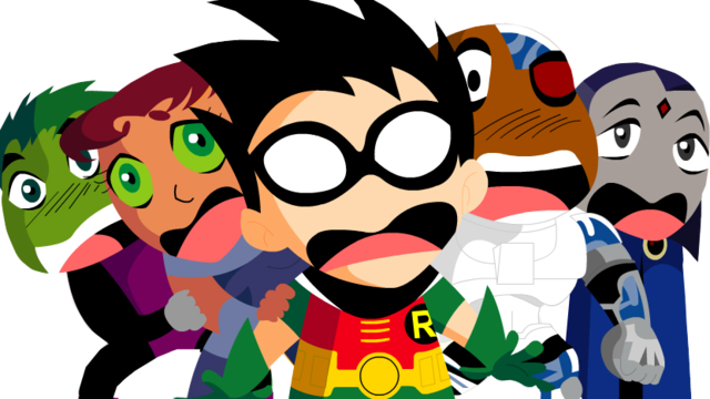 Teen Titans Fangirl - Teen Titans Transparent (640x360)