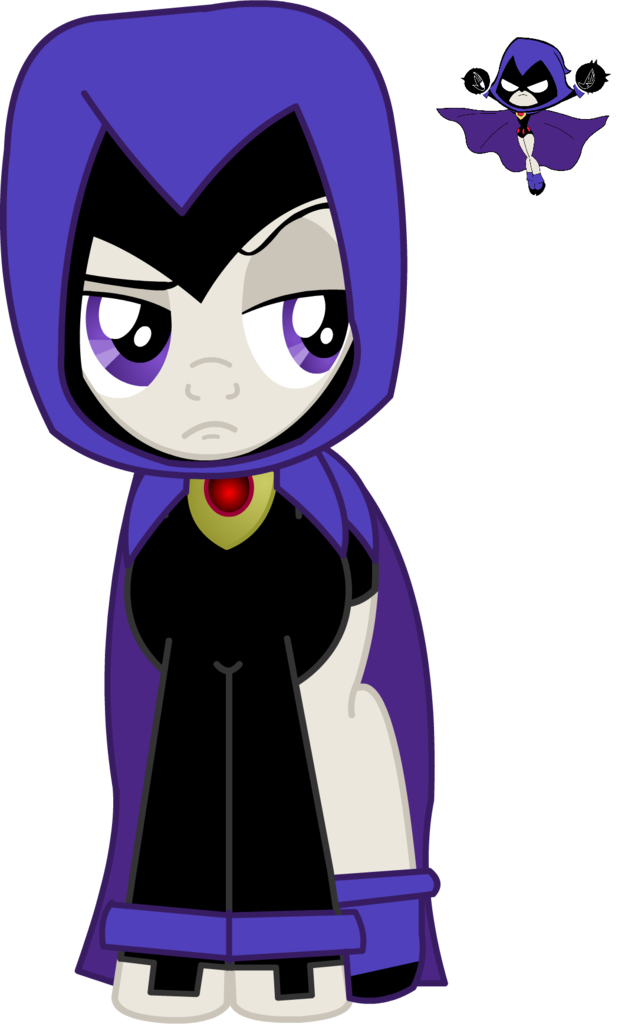 Stratmlp, Crossover, Ponified, Pony, Raven , Safe, - Teen Titans Go Raven As A Pony (618x1024)