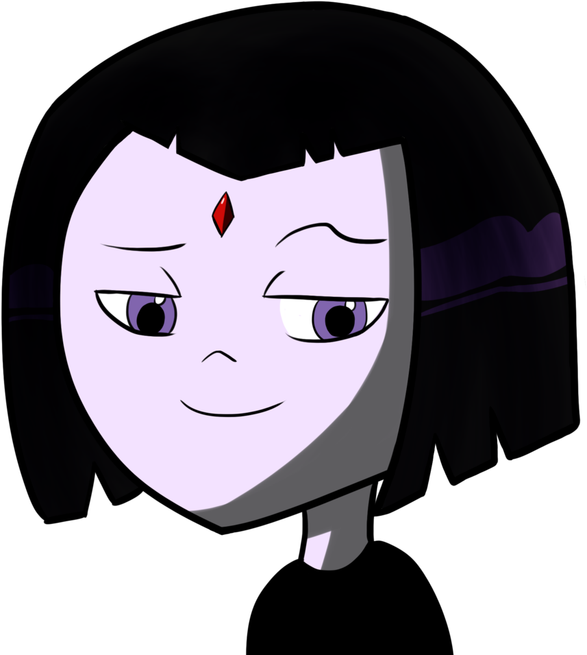 Raven's New Hair By Masterdragoonj Raven's New Hair - Cartoon (1024x1024)