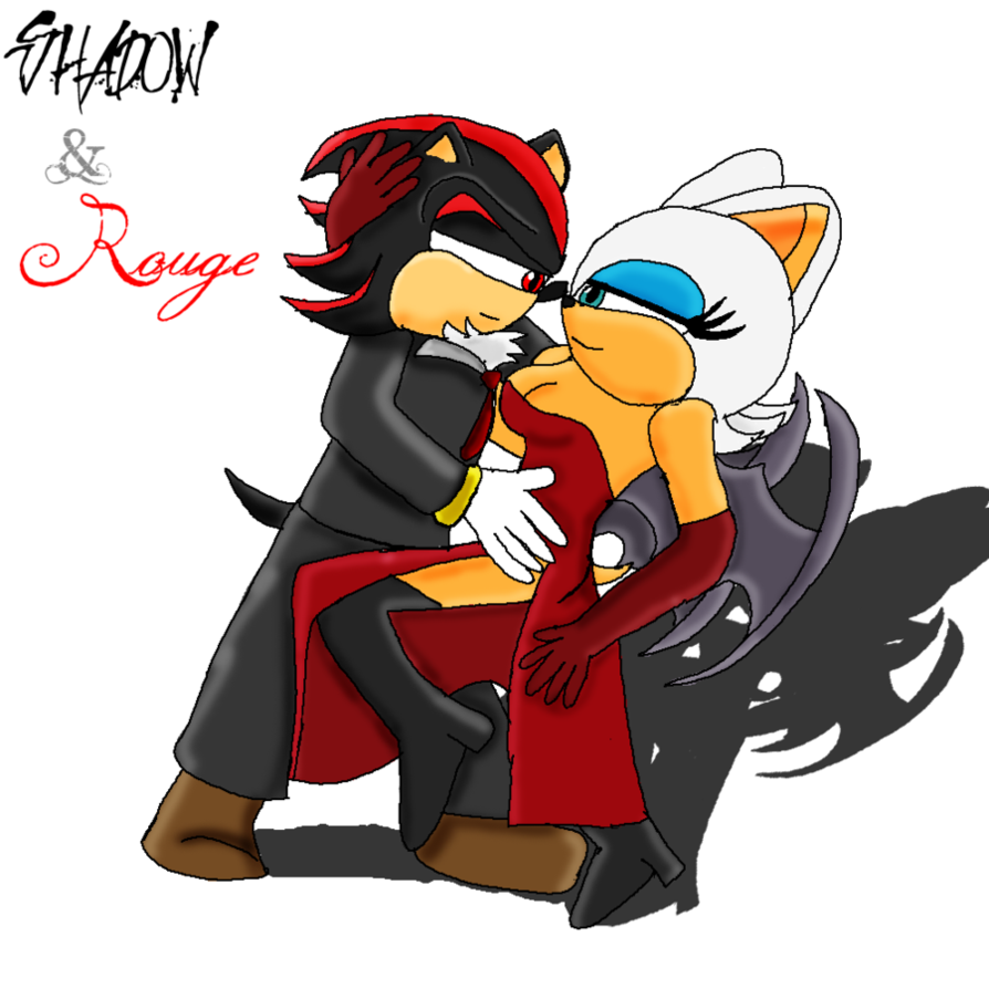 Shadow And Rouge - Drawing (894x894)