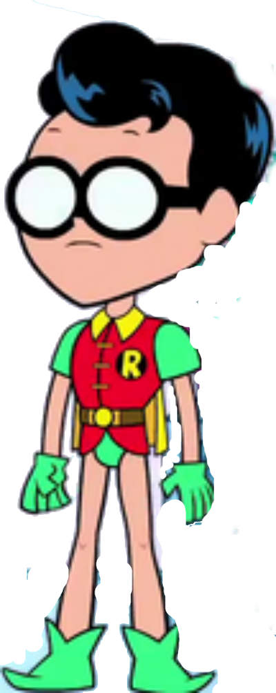 Robin Classic Teen Titans Go Png By Whitej2 - Robin Teen Titans Go (400x1004)
