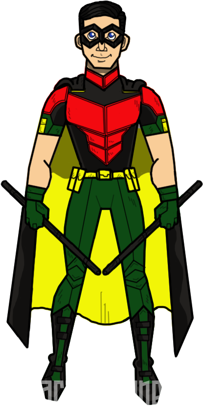 Robin - Robin Costume Game Dick Grayson (600x900)