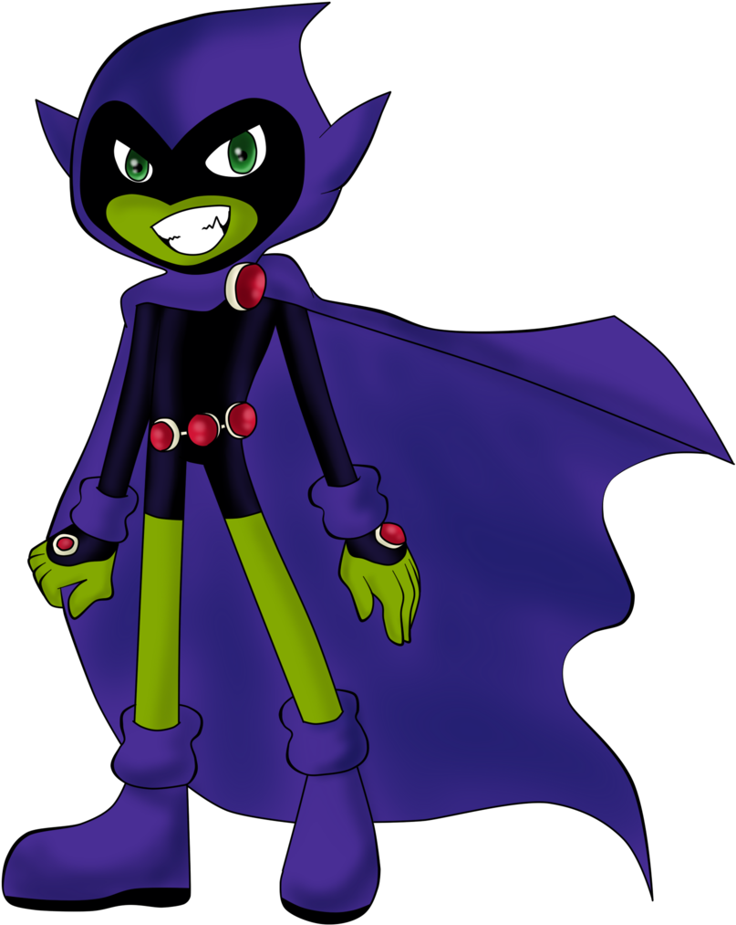 Teen Titans Wallpaper Titled Beast Boy As Raven - Raven Teen Titns Png (900x1110)