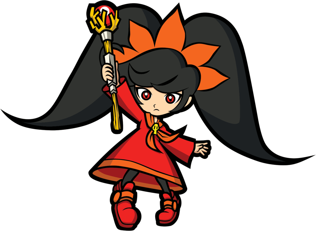 If Ashley Is Chosen They Gotta Pick The Red Eyes Design - Wario Smooth Moves Characters (1045x764)