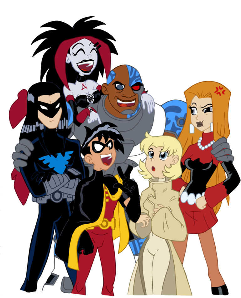The New Titans By Edcom02 - Cartoon (776x1029)