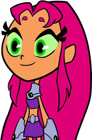 Resultado De Imagem Para Jovens Titãs Robin E Estelar - Estelar Jovens Titans Go (307x458)