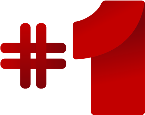 Number 1 Foreign Exchange - Red Number 1 Transparent (520x403)