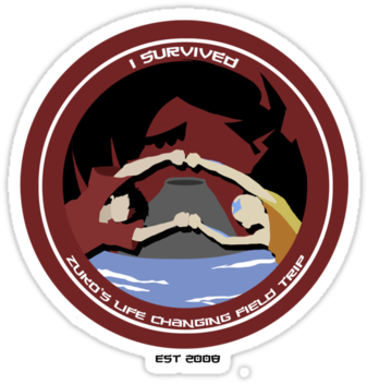 'zuko's Life Changing Field Trip' Sticker By Courtoonxiii - Avatar And The Life Changing Field Trip (375x360)
