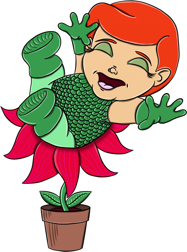 Poison Ivy Baby By Themightyrohrer - Poison Ivy As A Baby (750x1013)
