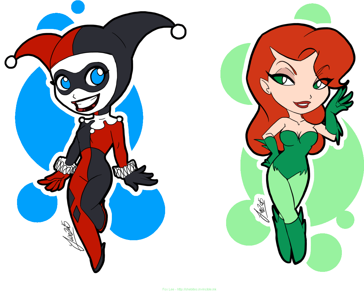 Phone Charm Poison Ivy - Poison Yvi Dessin Chibi (1464x1082)