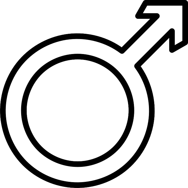 Sign, Outline, Symbol, Boy, Man, Female, Male, Girl - Male Symbol White Png (640x640)