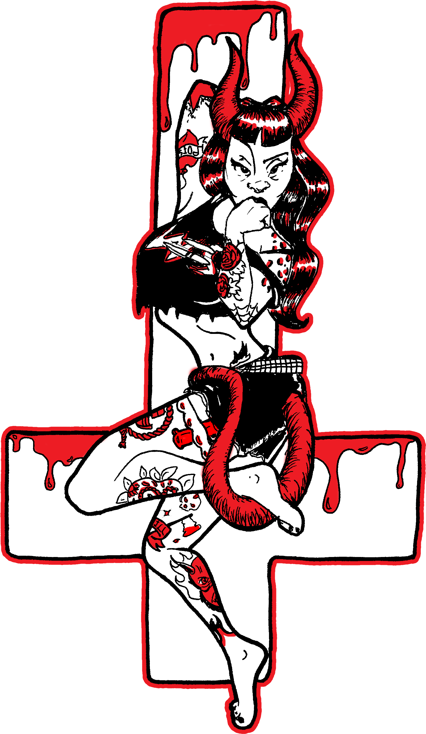 Up The Skunks - Sketch (2061x3135)