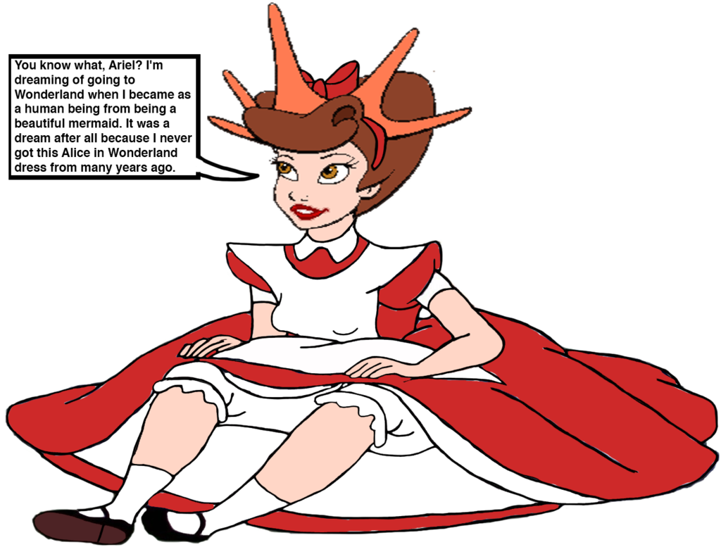 Princess Attina As Little Alice By Darthranner83 - Applejack Alice In Wonderland (1024x777)