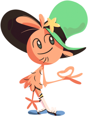 This Little Wander Is Available As A Sticker On My - Cartoon (500x534)