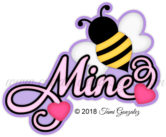 Bee Mine Title - Honeybee (600x600)
