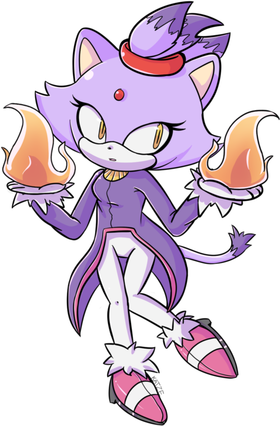 Blaze The Cat By Thelittlekatze - Cat (894x894)