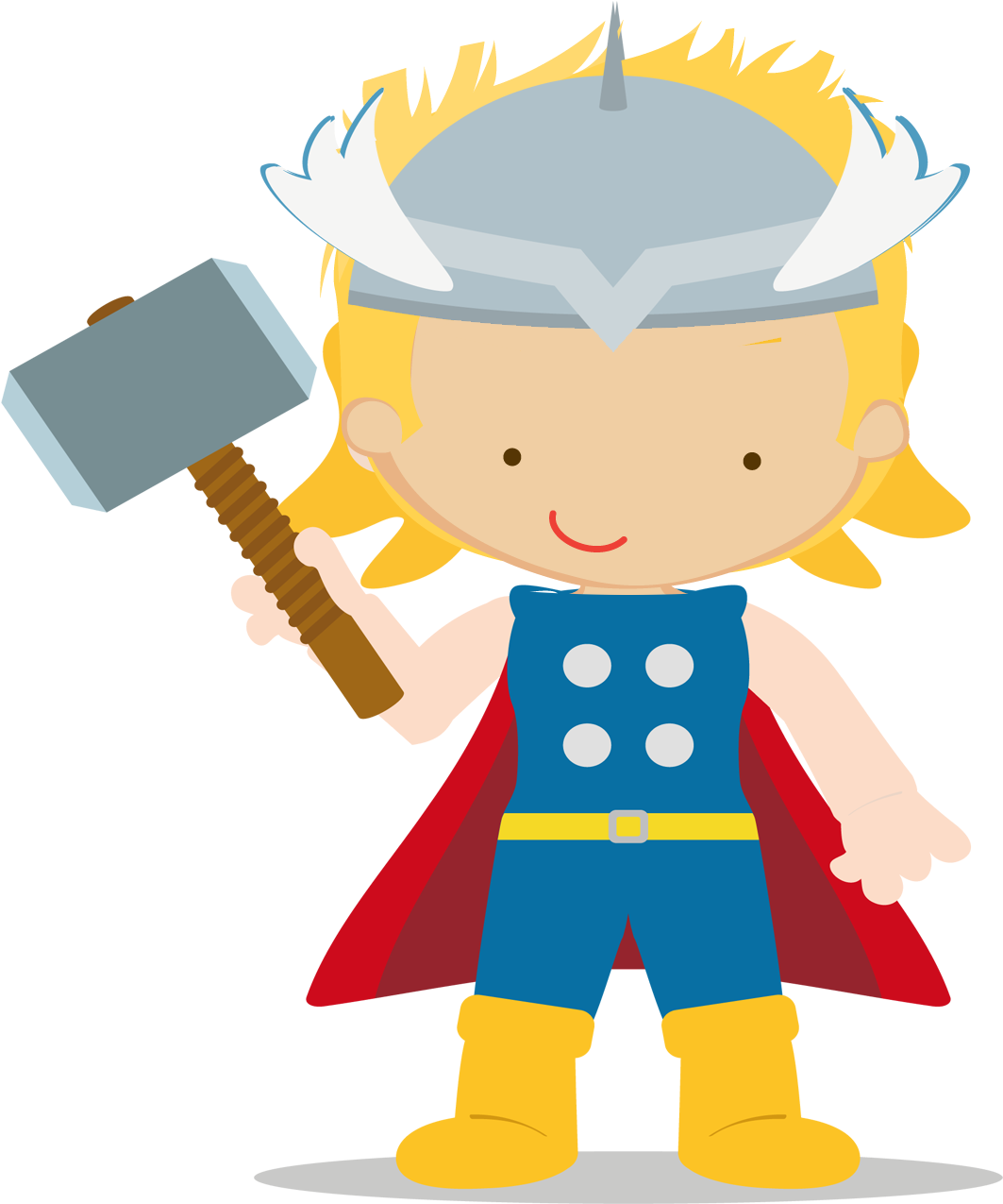 Aquaman Clipart Cute - Thor Clipart Png (1166x1396)