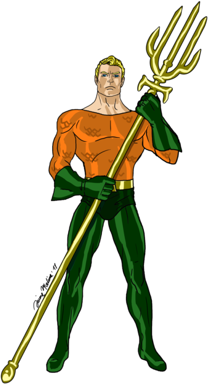Pin Aquaman Clip Art - Aquaman Png (600x1046)