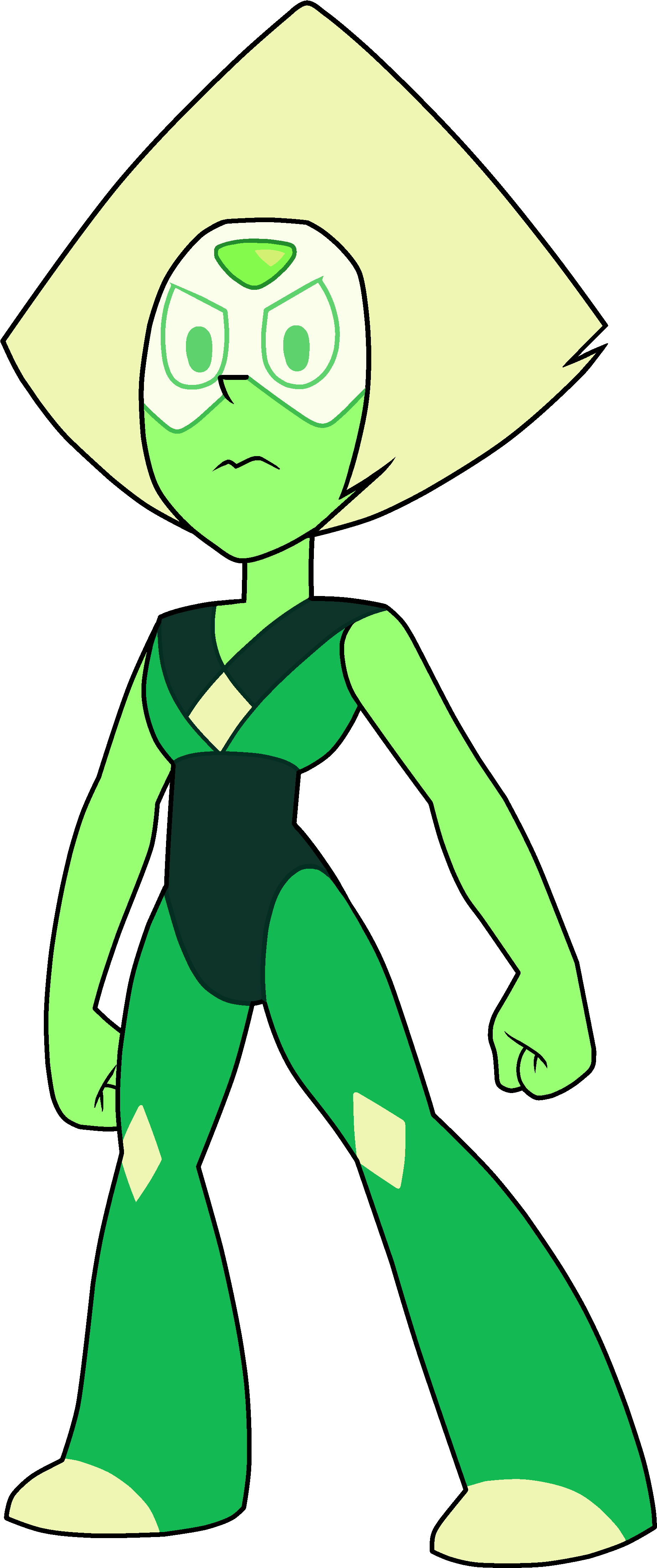 Peridots - Draw Peridot From Steven Universe (2000x4500)