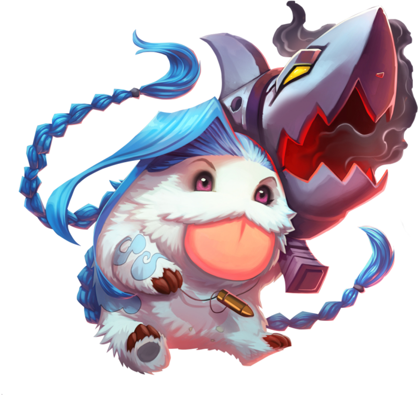 Jaguar Transparent Png Sticker - Poro Jinx Png (1016x787)