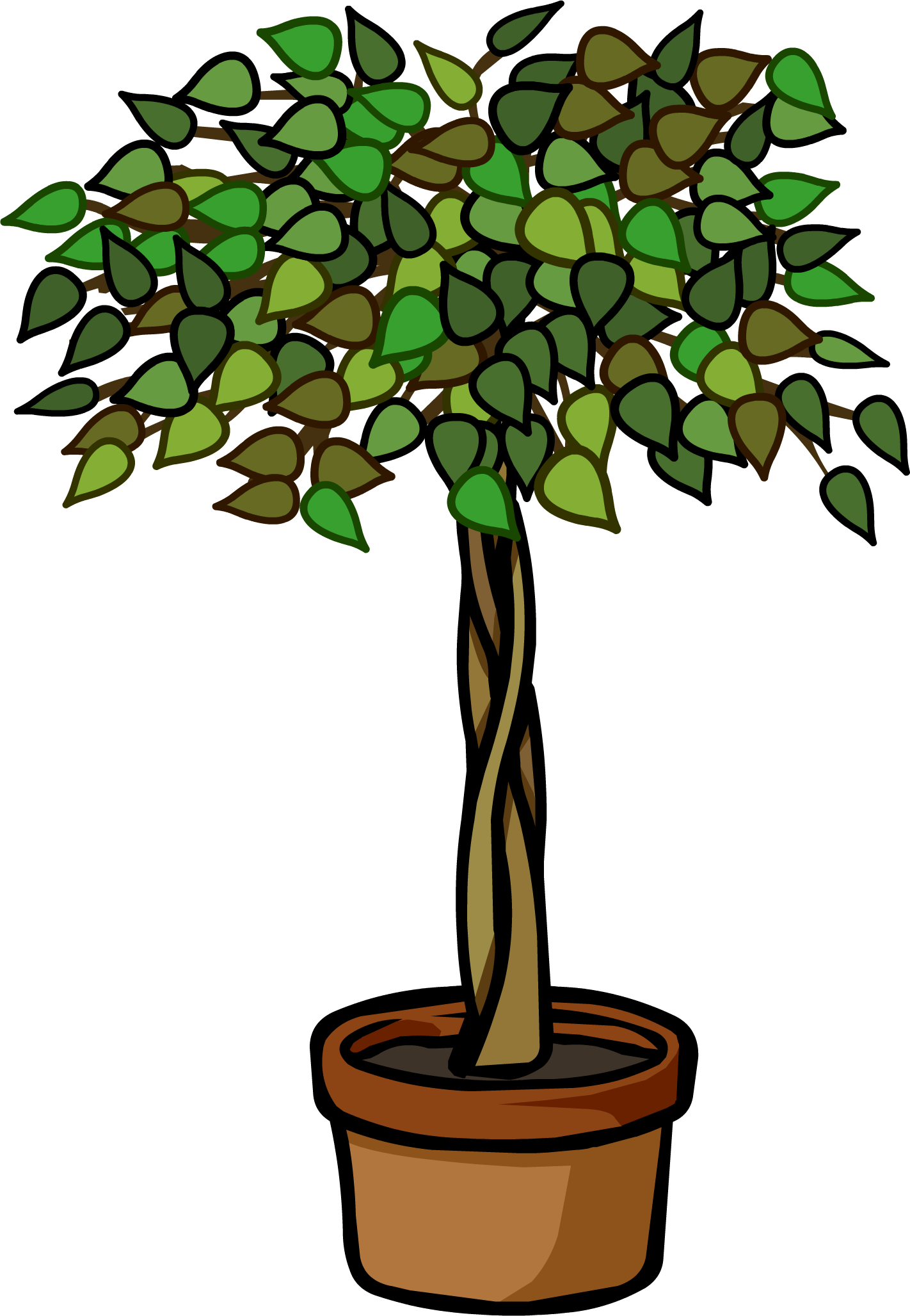 John Cena Clipart Plant - Club Penguin Furniture Plant (1422x2055)