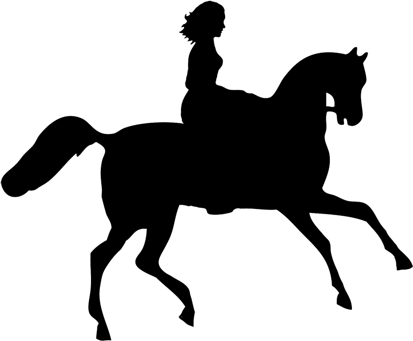 Horse Clip Art Png - Horse Riding Silhouette Png (886x729)