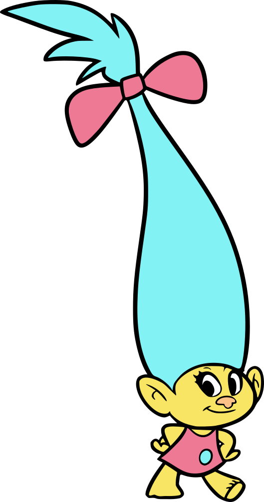 Trolls - Smidge - Trolls Smidge (529x1007)