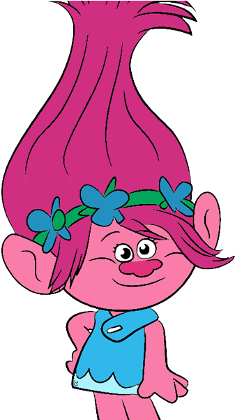 Trolls Poppy Clipart Poppy Trolls Imagenes Trolls Pinterest - Trolls Clipart Png (344x600)