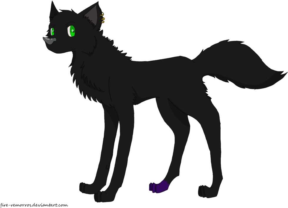 Wolf Oc By Fire-remorros - Cat (1024x768)