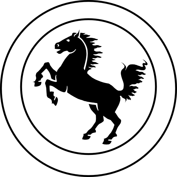 Wild Stallion! Ornament (round) (600x600)