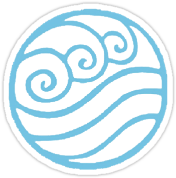 Free Water Symbol, Download Free - Avatar The Last Airbender Water (375x360)