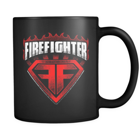 Super Firefighter Mug - Coffee Cup (500x500)