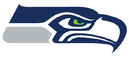 Seattle Seahawks Decals Set Of 2 Cornhole Board Decals - Seattle Seahawks Logo Png (450x450)