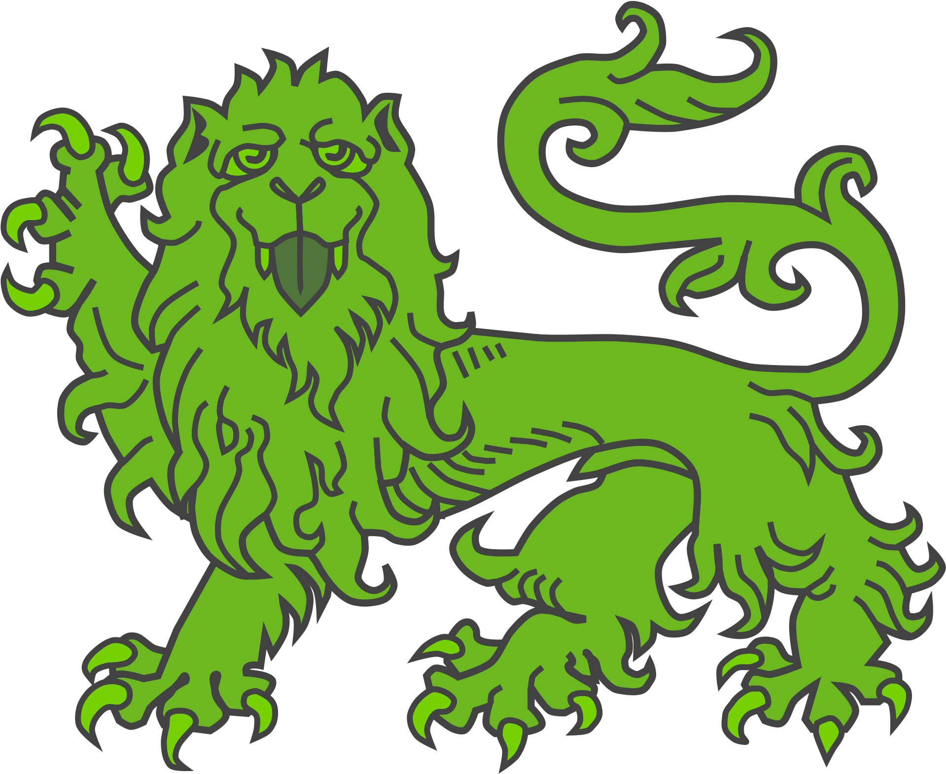 Coat Of Arms Lion (2000x1667)