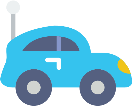 Car Free Icon - Blue Car Icon Png (512x512)