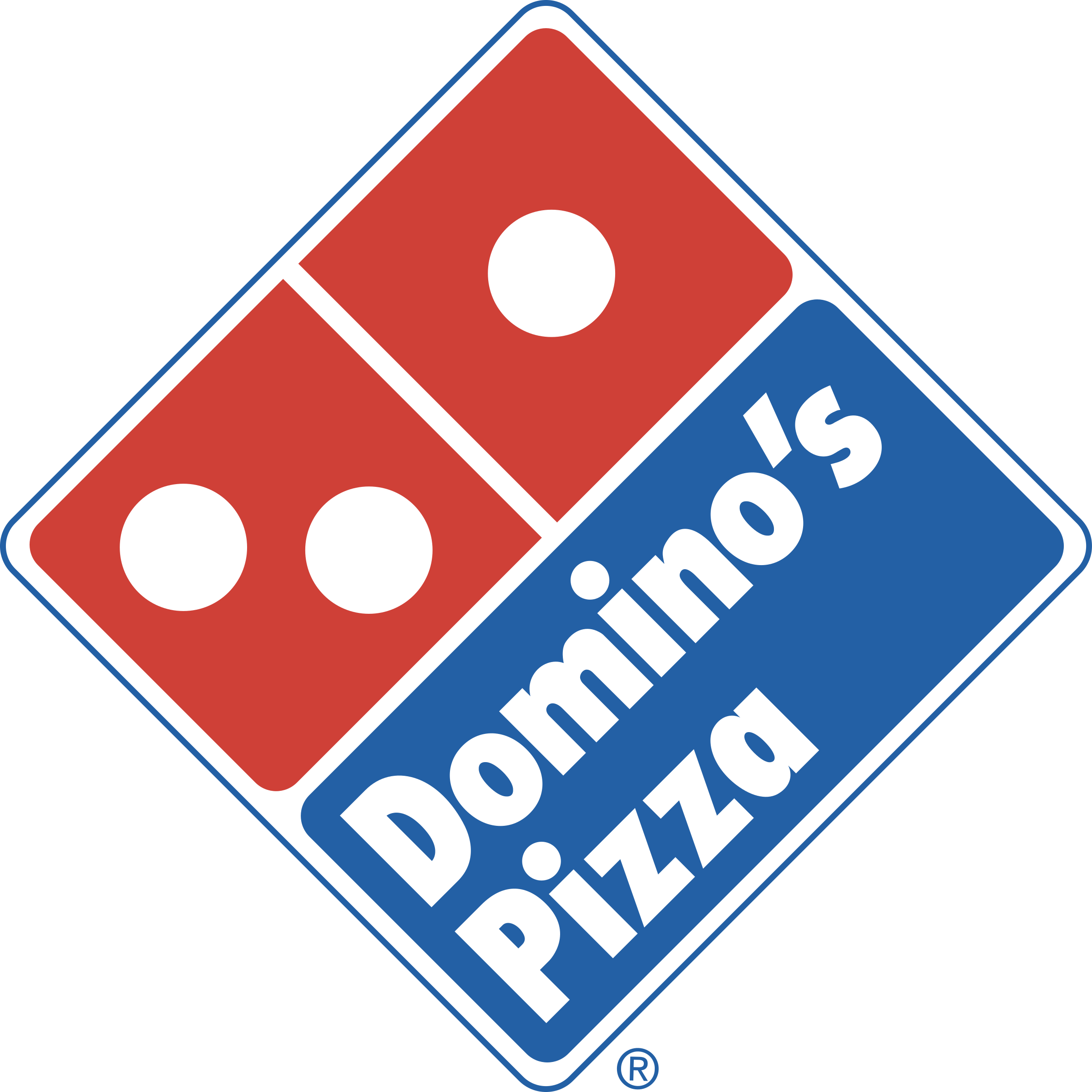 Domino's Pizza Logo Png Transparent - Dominos Pizza Logo Png (2400x2400)