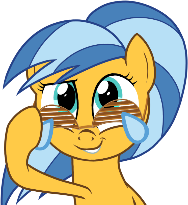 Hoofwaffe, Crying, Emoji, Glasses, Oc, Oc Only, Pony, - Filename (858x841)