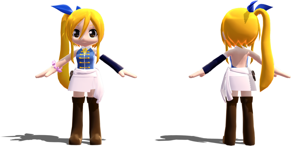 Fairy Tail- Chibi Lucy Heartfilia Dl By Fghostly - Lucy Heartfilia (1374x582)