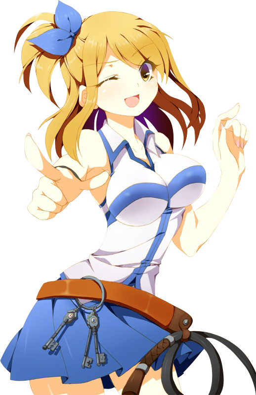 Lucy Blink Fairy Tail Render - Lucy Fairy Tail Png (518x799)