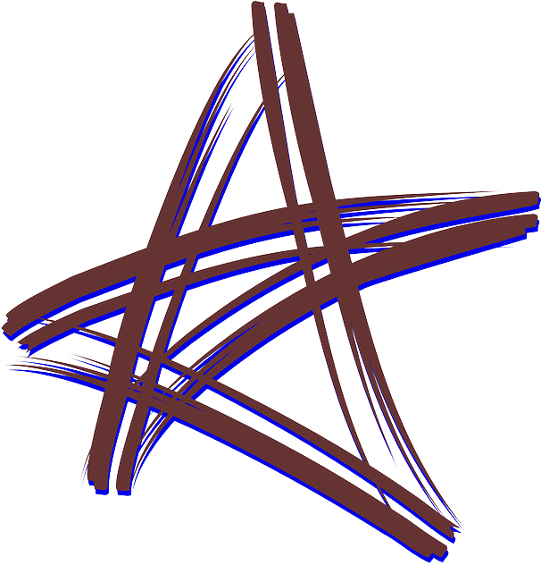 Five Point, Star, Cross - Bintang Vektor (605x640)