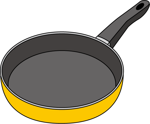 Pan Kitchen Clipart - Frying Pan Clipart (633x521)