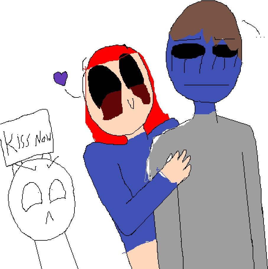 Senpai Eyeless Jack - Senpai And Kōhai (1000x1000)