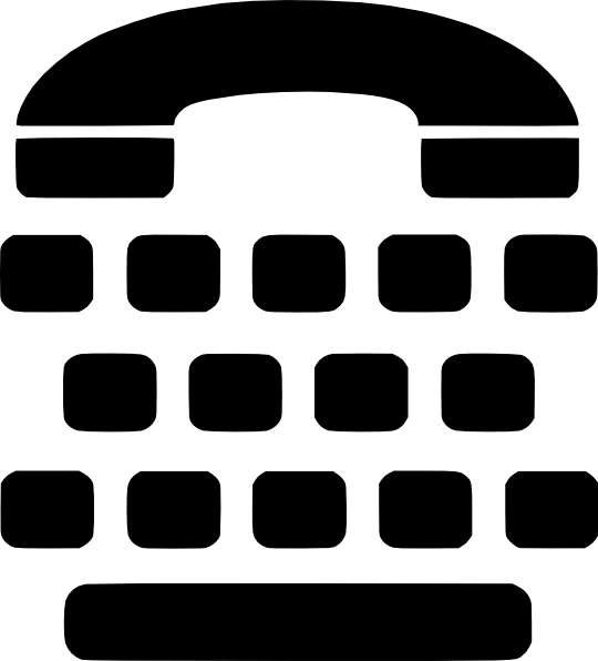 Tty Clip Art - International Symbol Of Tty (540x596)