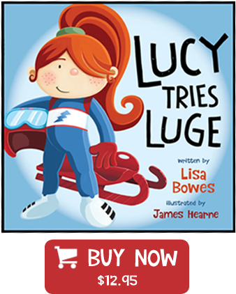 The Lucy Tries Sports Series Reinforces The High Five - Lucy Tries Luge (350x440)