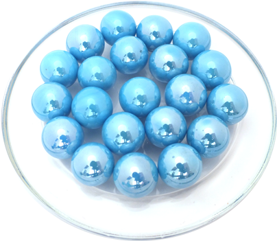 1 Canica Turquoise-glossy 16 Mm Canicas De Vidrio - 25 Billes Perle Bleu Clair Brillant - Bille Rs (800x1000)