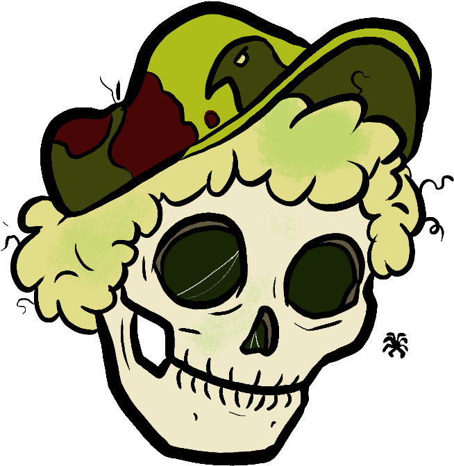 Be Brave And Join The Resistance - Skull (662x746)