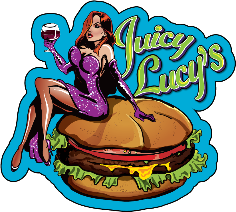 New Orleans Logo Design - Ms. Juicy Lucy's (1000x1000)