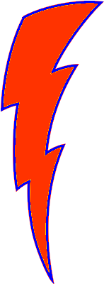 Harry Potter Clipart - Red Lighting Bolt Png (399x399)
